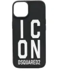 DSQUARED2 Icon logo-print iPhone 14 case - Black