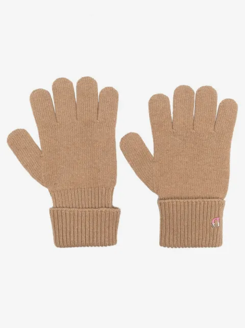 DSQUARED2 guantes con detalle de monograma