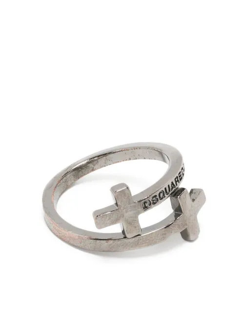 Bague à logo gravé - DSQUARED2 - Modalova