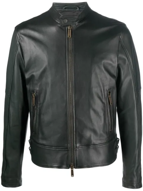 DSQUARED2 leather biker jacket