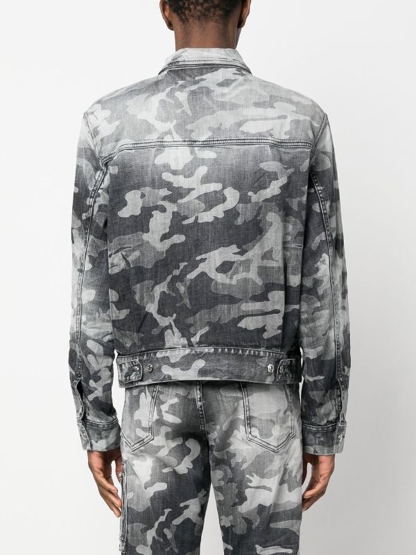 Camo pants with denim 2024 jacket