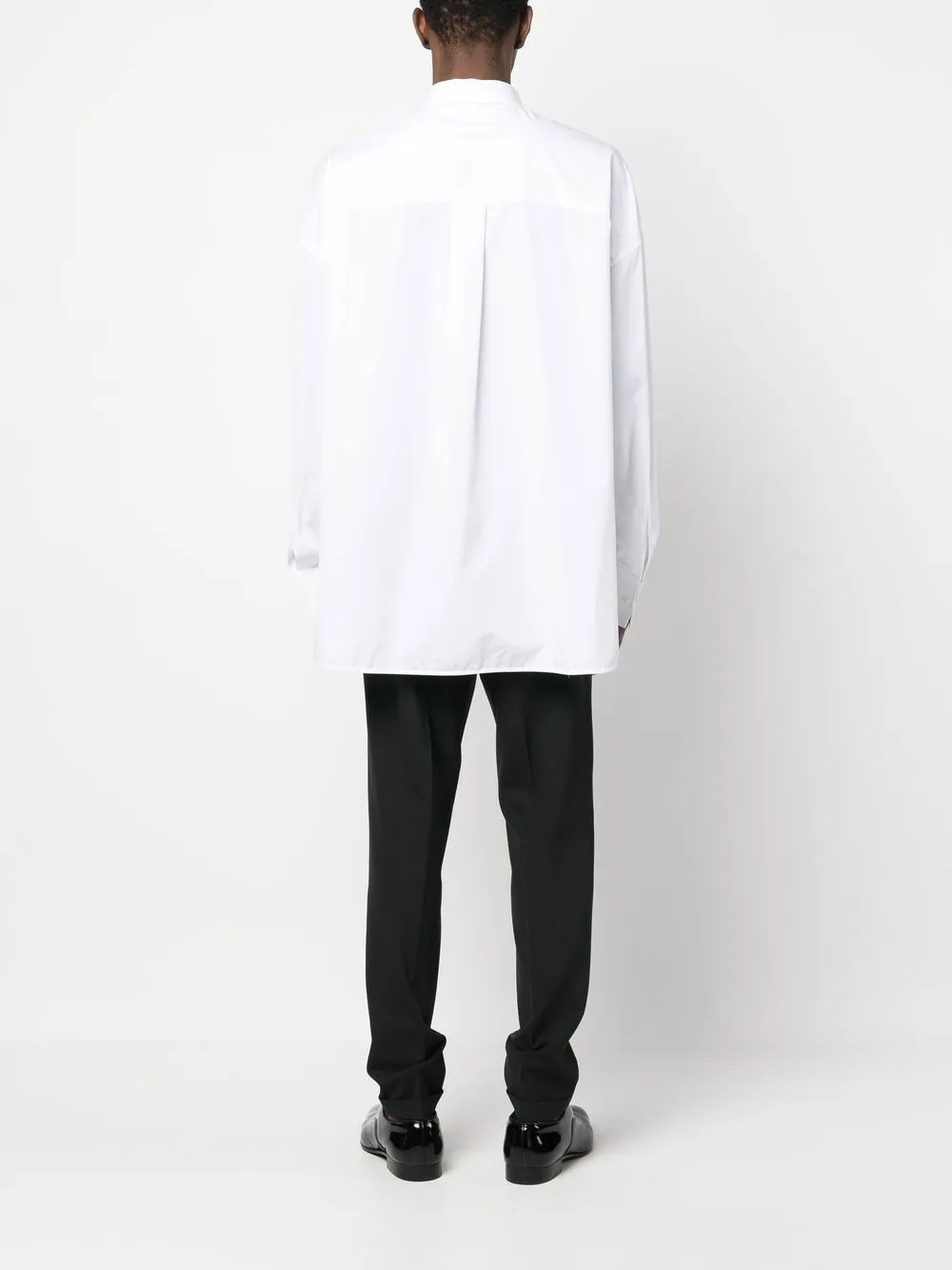 Dsquared2 Bib-style Buttoned Shirt In White