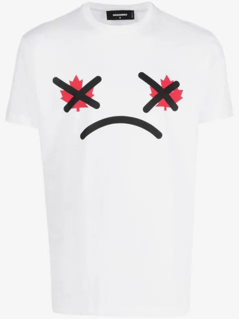 DSQUARED2 playera manga corta con estampado gráfico