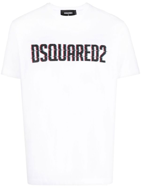 Vend tilbage afspejle Forhåbentlig Dsquared2 logo-print short-sleeve T-shirt - Farfetch