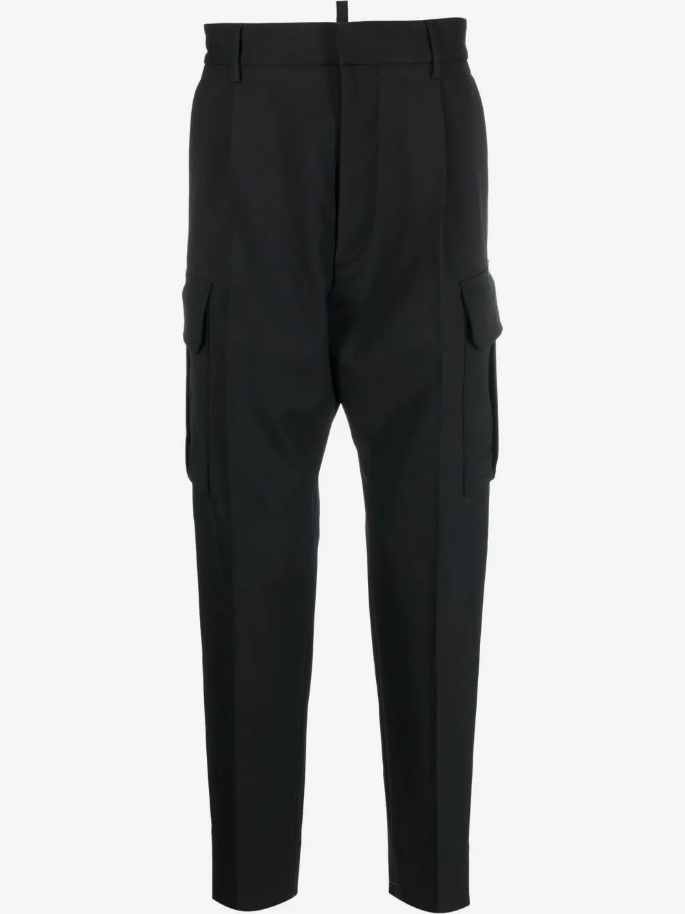 DSQUARED2 drop-crotch cargo trousers | Black | Image 1