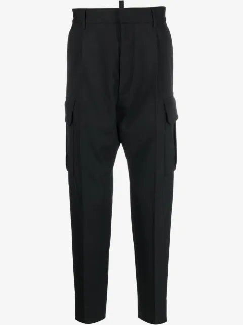 DSQUARED2 pantalones cargo drop crotch