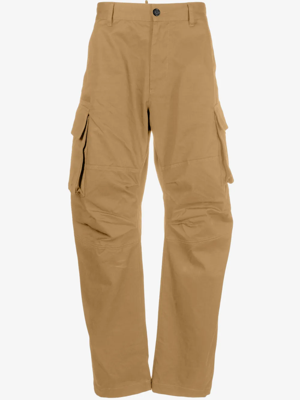 DSQUARED2 pantalon cargo à patch logo | tons neutres | Image 1