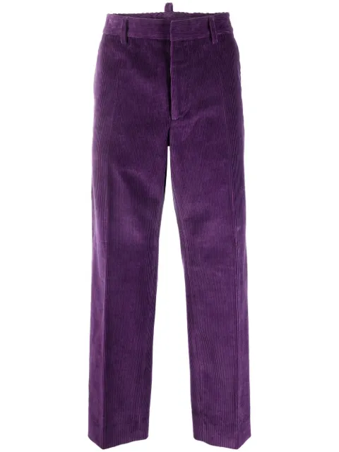 DSQUARED2 corduroy straight-leg trousers