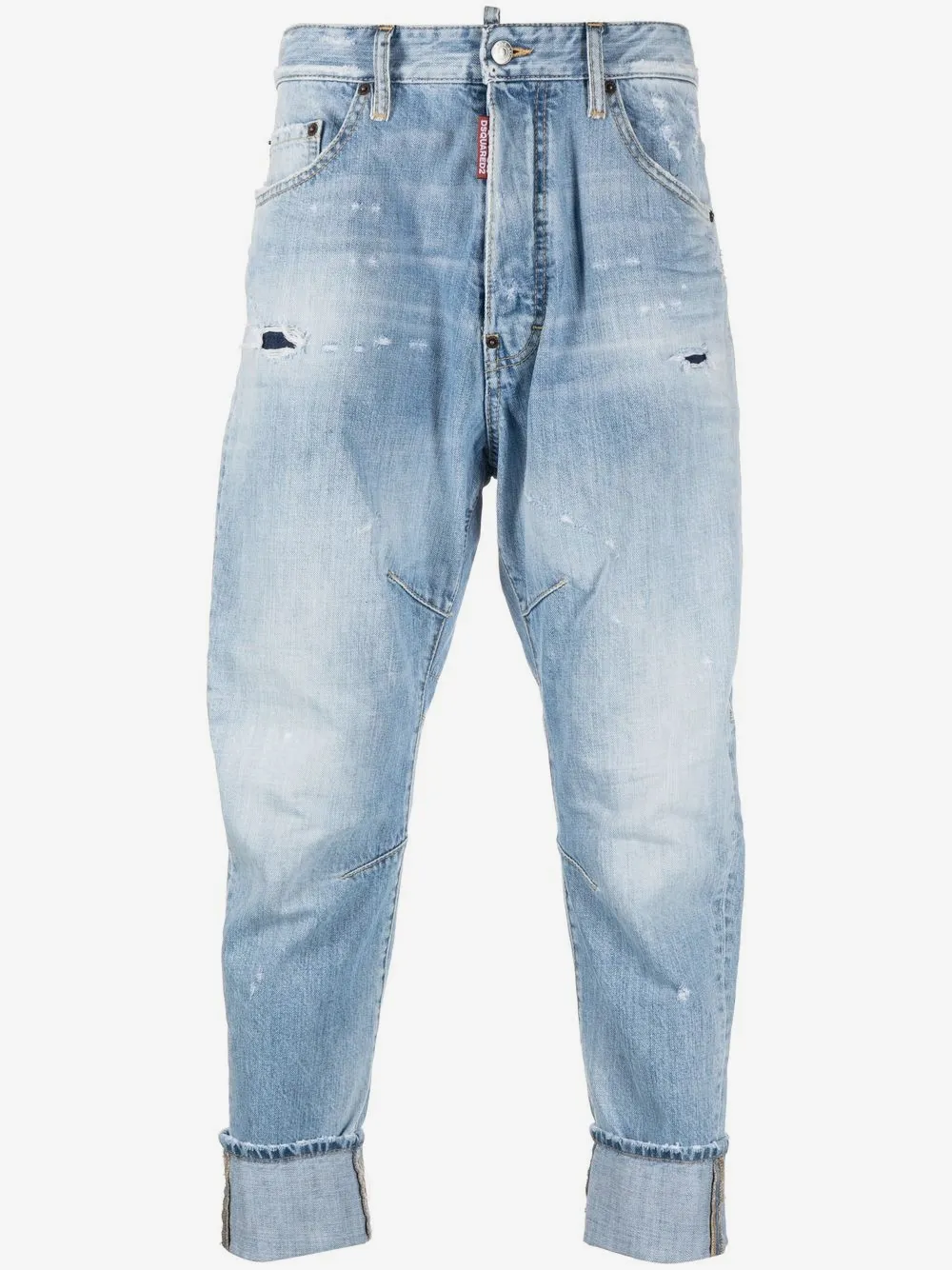DSQUARED2 宽松露踝牛仔裤 | 蓝色 | Image 1