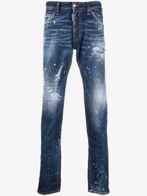 DSQUARED2 Twimphony paint-splatter jeans