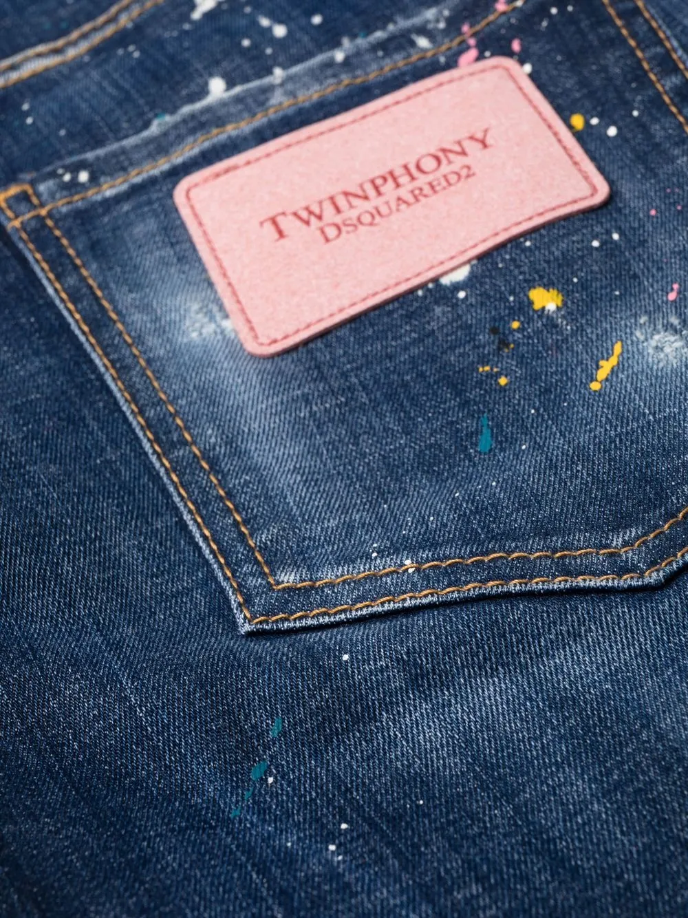 Affordable DSQUARED2 Twimphony paint-splatter jeans Men