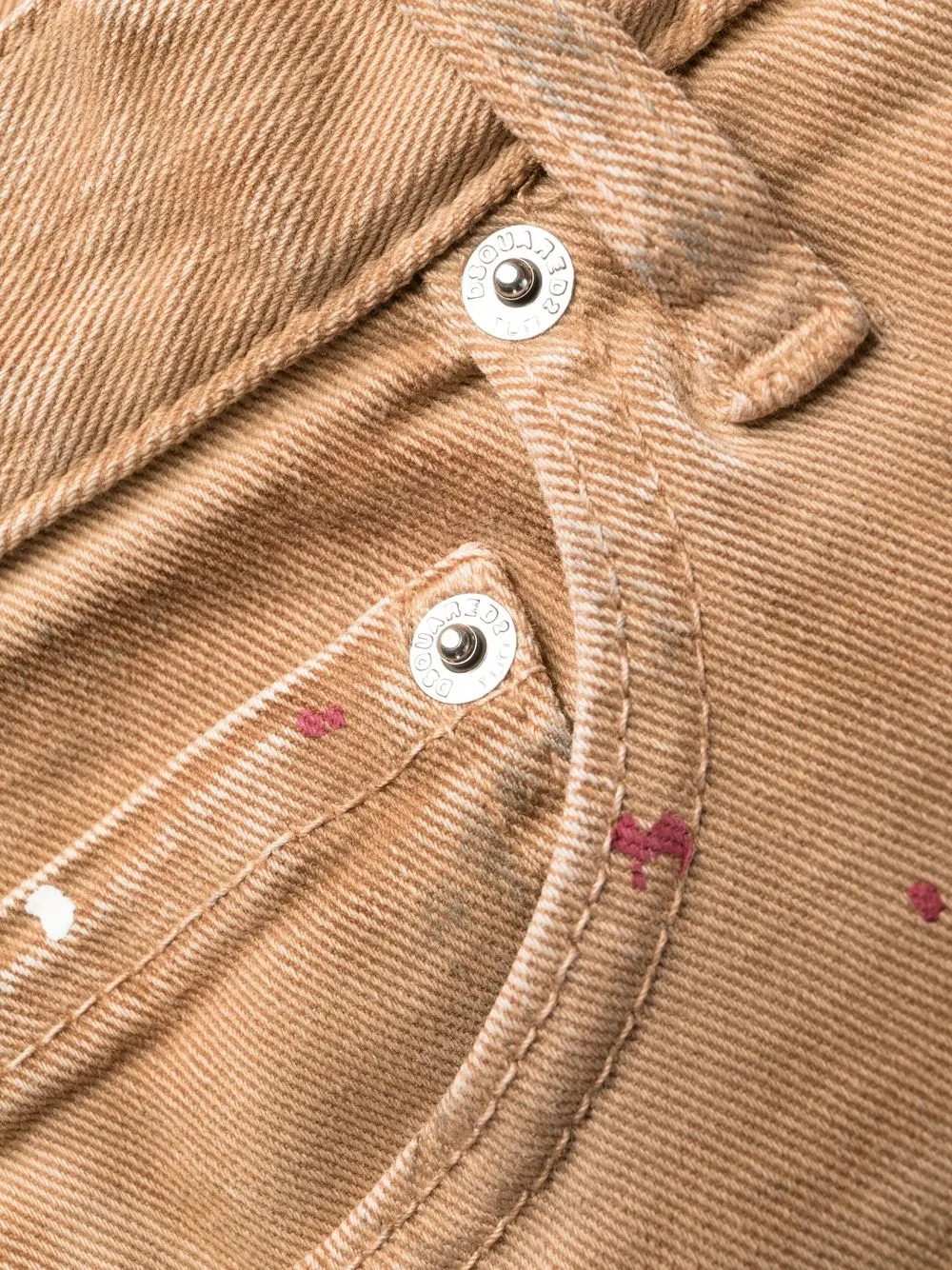 Affordable DSQUARED2 paint splatter skinny jeans Men