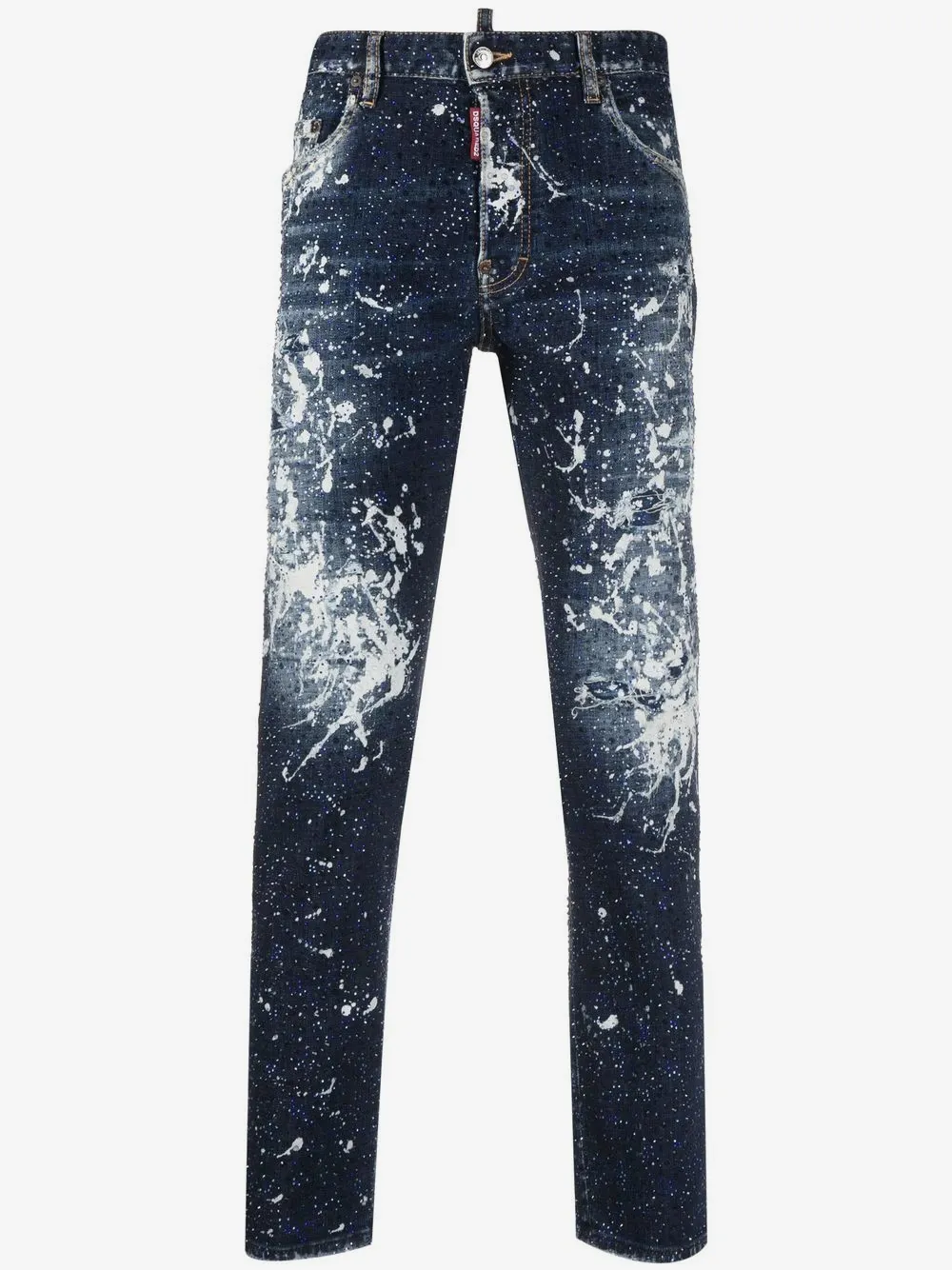 DSQUARED2 paint splatter effect jeans | azul | Image 1