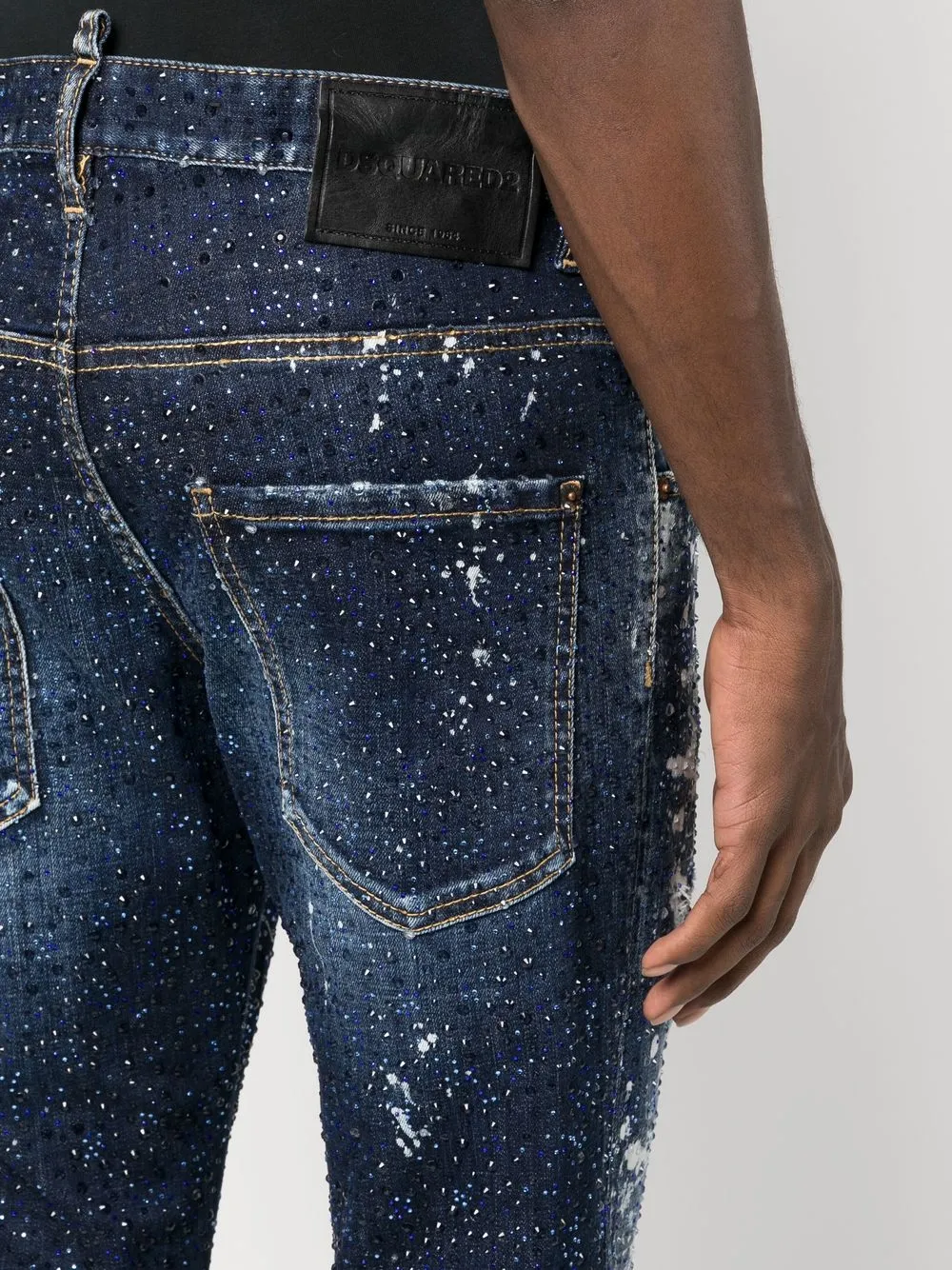 Dsquared paint outlet splatter jeans