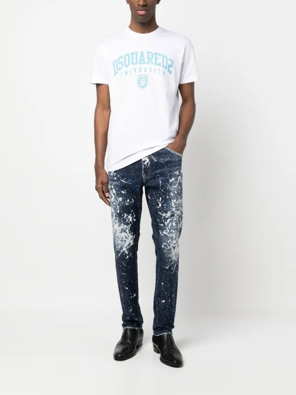 Dsquared2 jeans paint splatter hotsell
