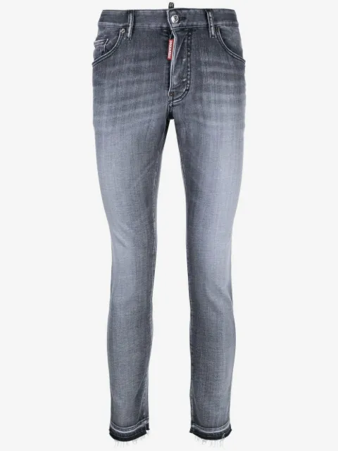 DSQUARED2 skinny jeans con efecto desgastado