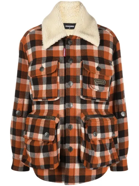 DSQUARED2 체크 패턴 재킷