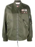 DSQUARED2 patch-detail bomber jacket - Green