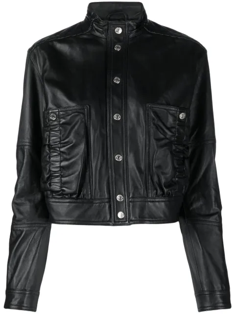 DSQUARED2 cropped leather jacket