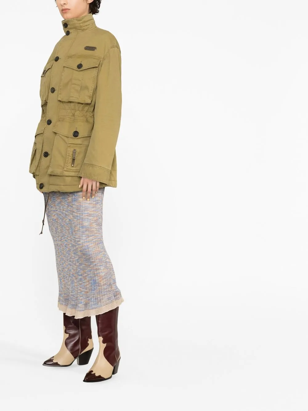 Dsquared2 multipocket funnelneck Jacket Farfetch