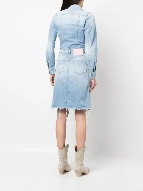 DSQUARED2 distressed denim dress S75CV0728S30309 - 3