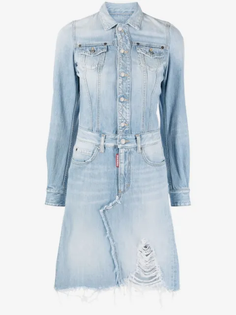 DSQUARED2 distressed denim dress