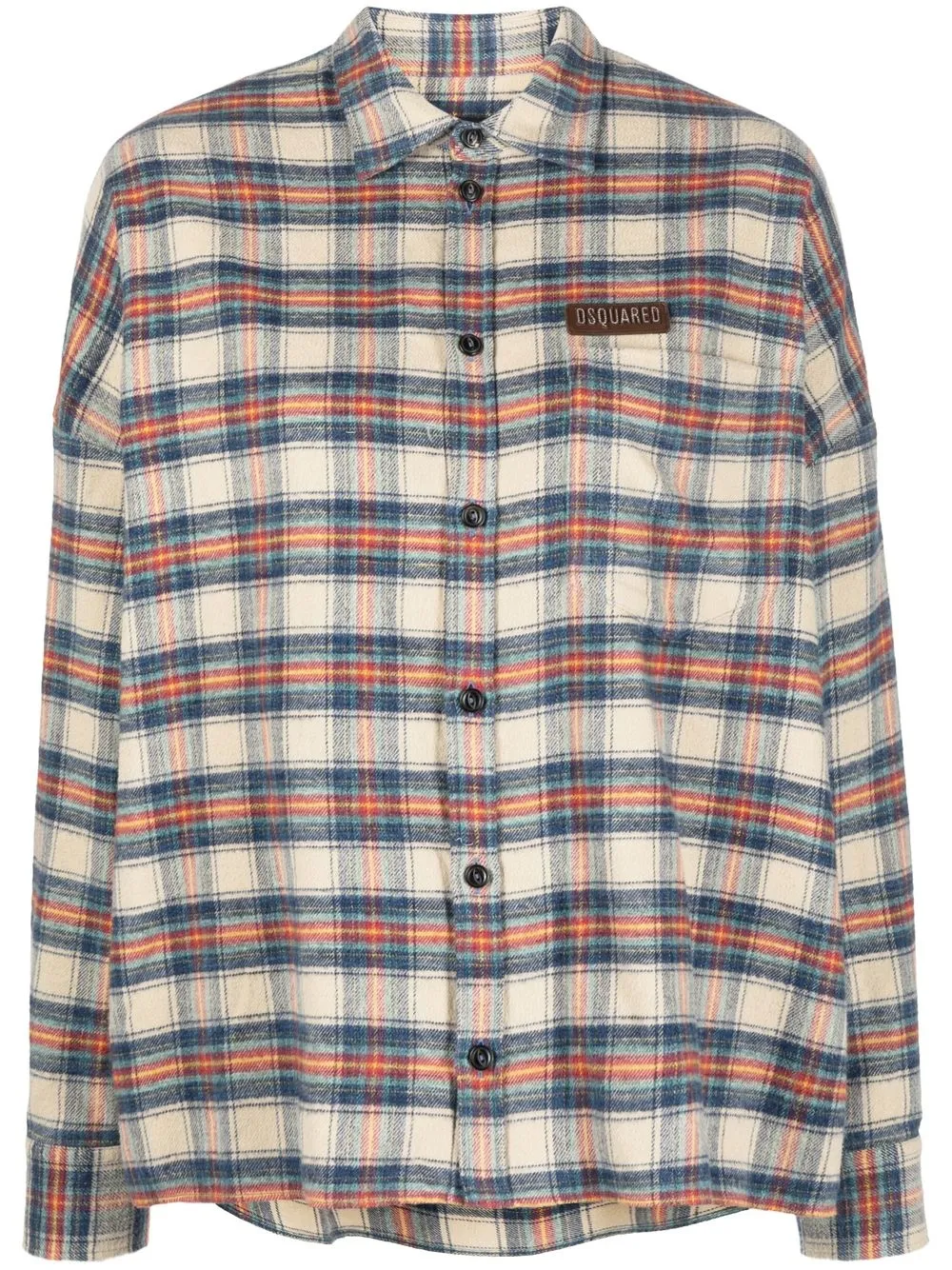 DSQUARED2 camisa con cuadros estampados | neutro | Image 1