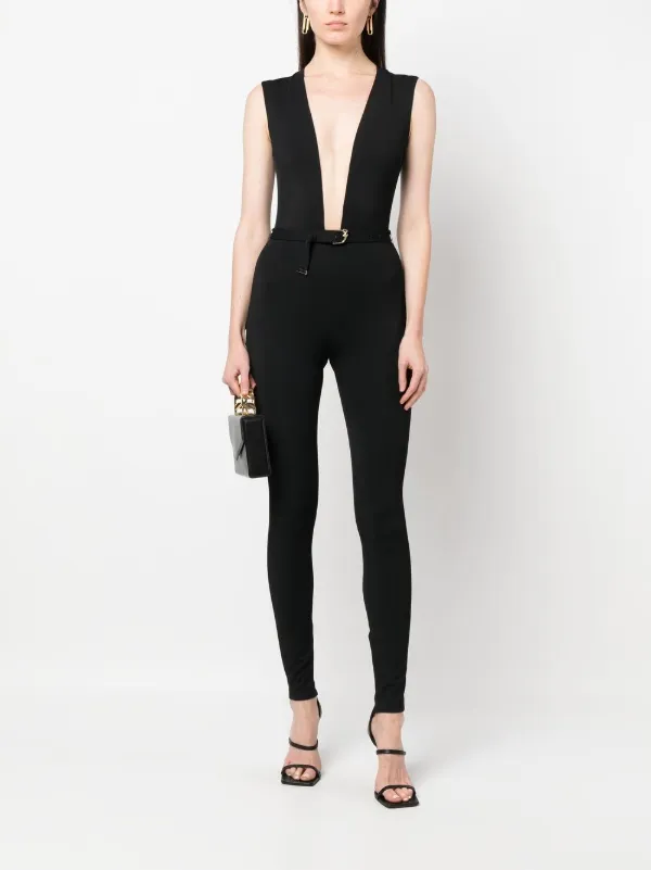 Deep hotsell plunge jumpsuit