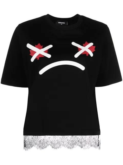 DSQUARED2 graphic-print cotton T-shirt