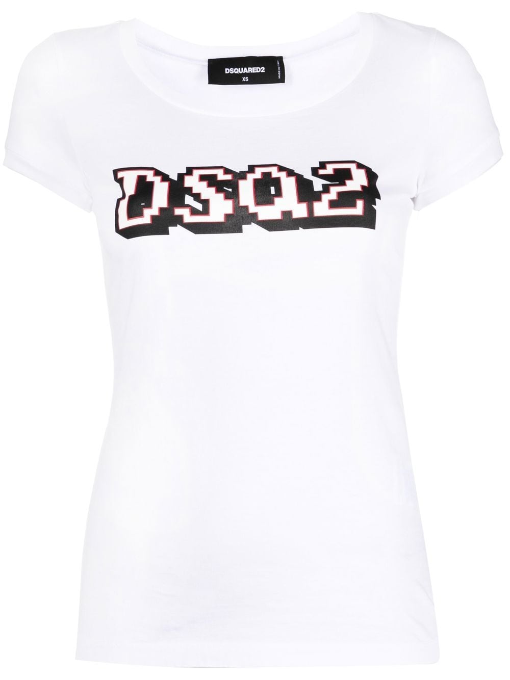 Dsquared2 Graphic-print Cotton T-shirt In White