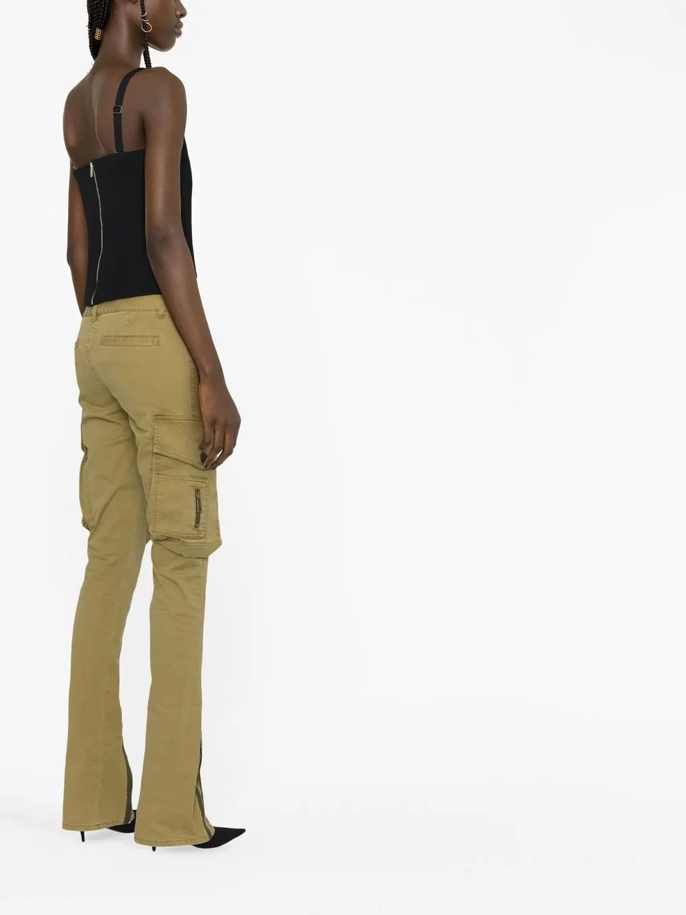 Multi-Pocket Skinny Jeans