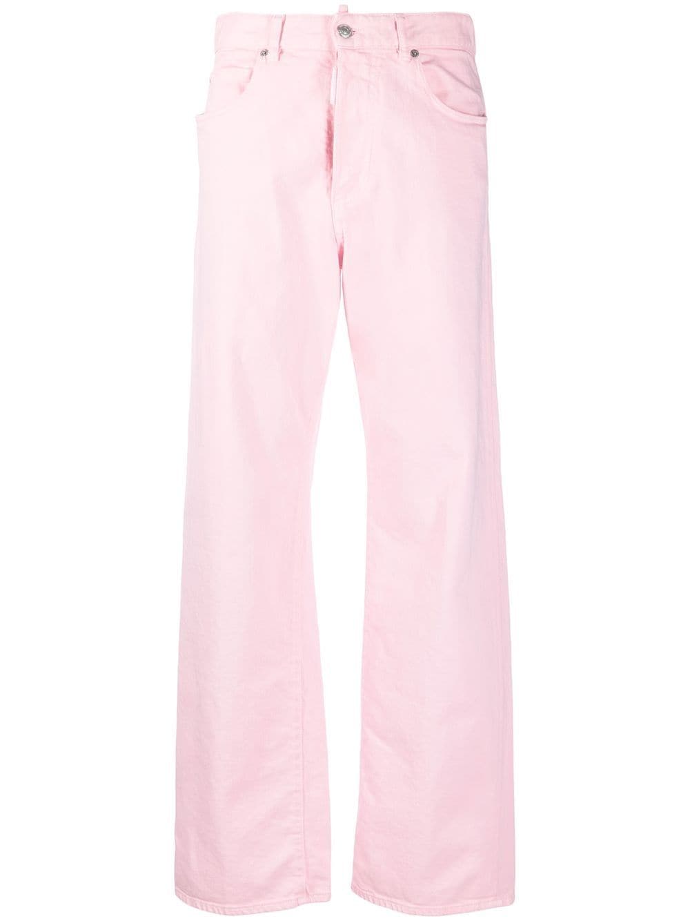 Dsquared2 Candy Bull Straight-leg Jeans In Pink