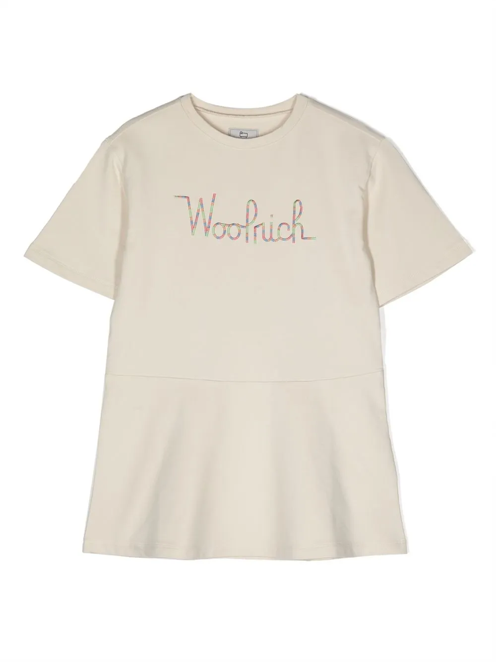 

Woolrich Kids logo print T-shirt - Neutrals