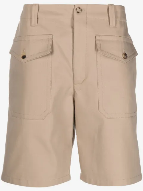Alexander McQueen shorts con detalle de bolsillo