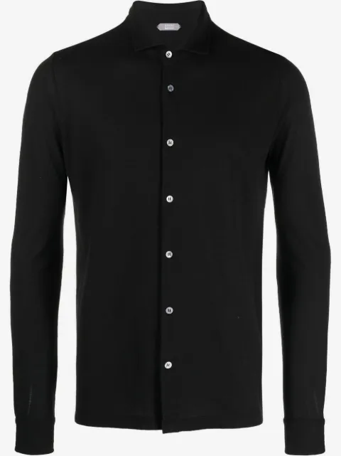 Zanone camisa con cuello italiano