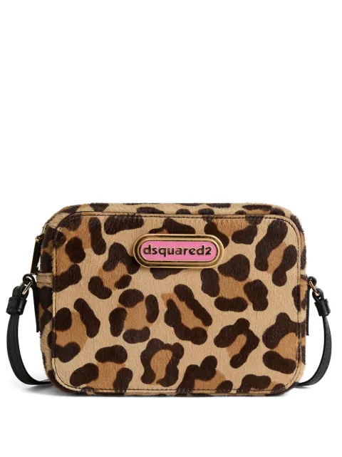 DSQUARED2 bolsa crossbody con placa del logo