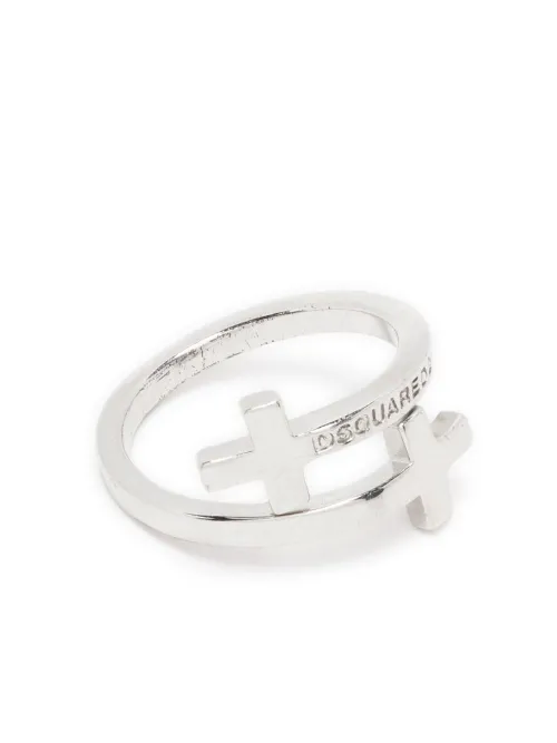 Bague à logo gravé - DSQUARED2 - Modalova