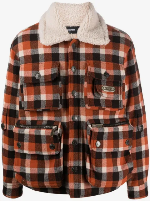 DSQUARED2 チェック ジャケット