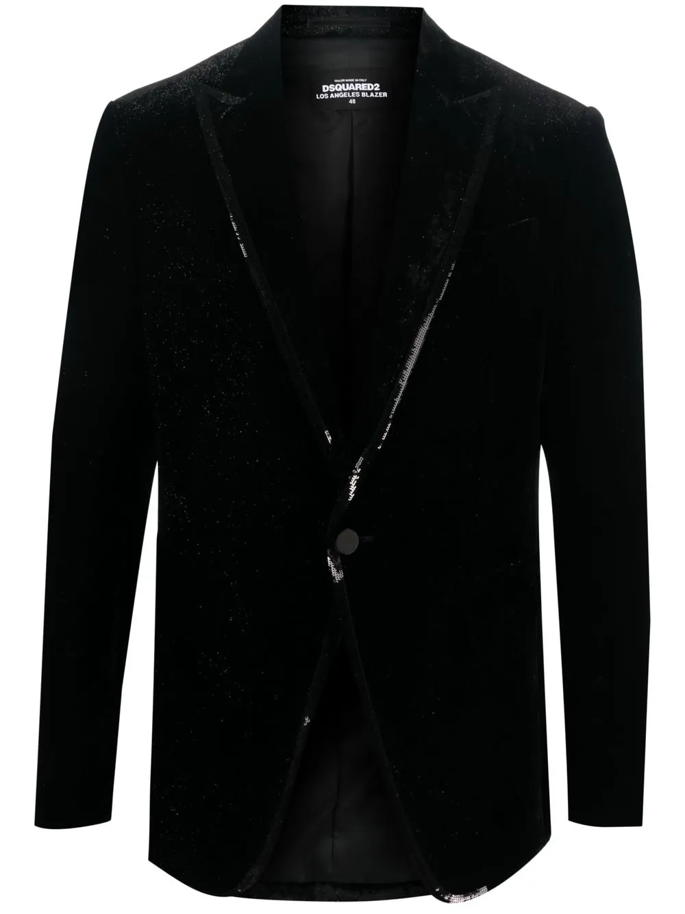 Dsquared2 sequined-trim Velvet Blazer - Farfetch