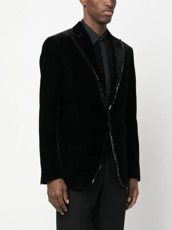DSQUARED2 スパンコールトリム ジャケット | ブラック | FARFETCH JP