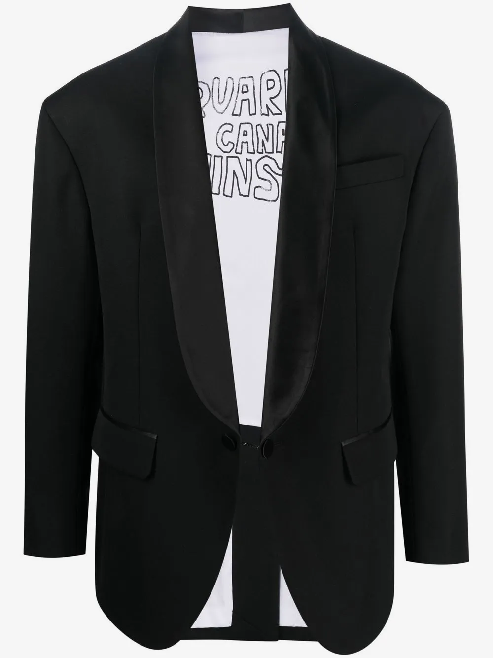 DSQUARED2 single-breasted tuxedo jacket | Black | Image 1
