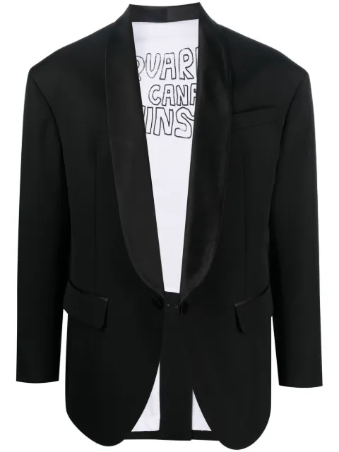 DSQUARED2 single-breasted tuxedo jacket