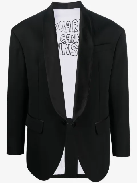 DSQUARED2 single-breasted tuxedo jacket