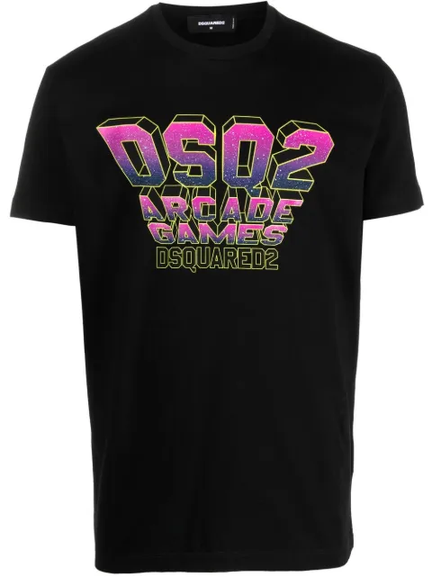DSQUARED2 graphic-print cotton T-shirt