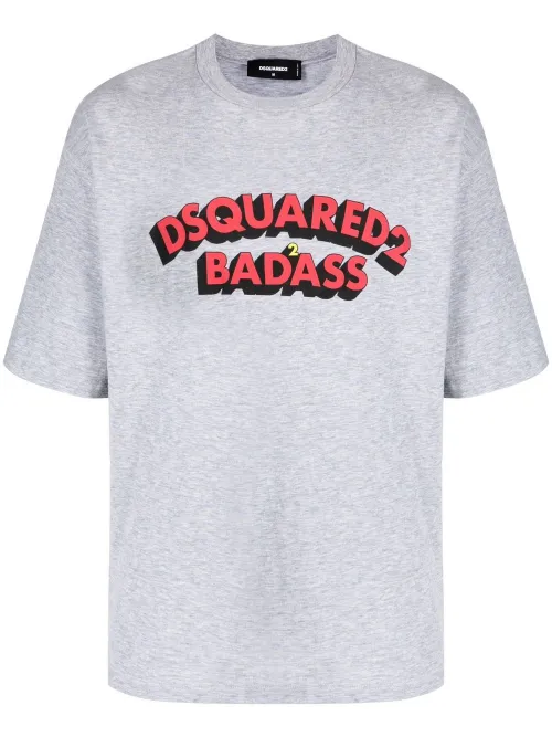 T-shirt en coton à logo imprimé - DSQUARED2 - Modalova