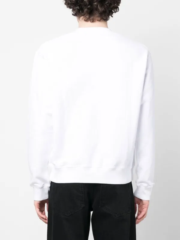 DSQUARED2 Arcade Twins-print Sweatshirt | White | FARFETCH AO