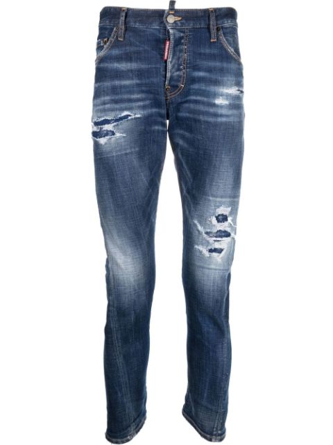 DSQUARED2 slim-fit distressed-effect jeans Men