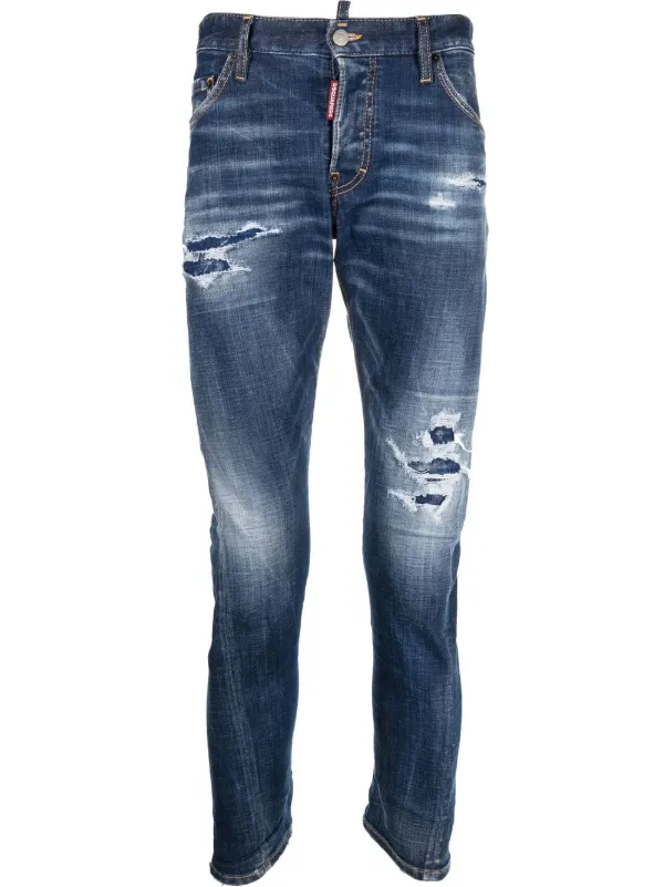 Dsquared2 slim-fit distressed-effect Jeans - Farfetch