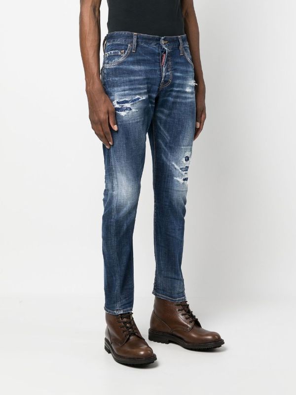 Dsquared2 slim-fit distressed-effect Jeans - Farfetch