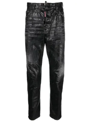DSQUARED2 Distressed Jeans | Black | FARFETCH CA